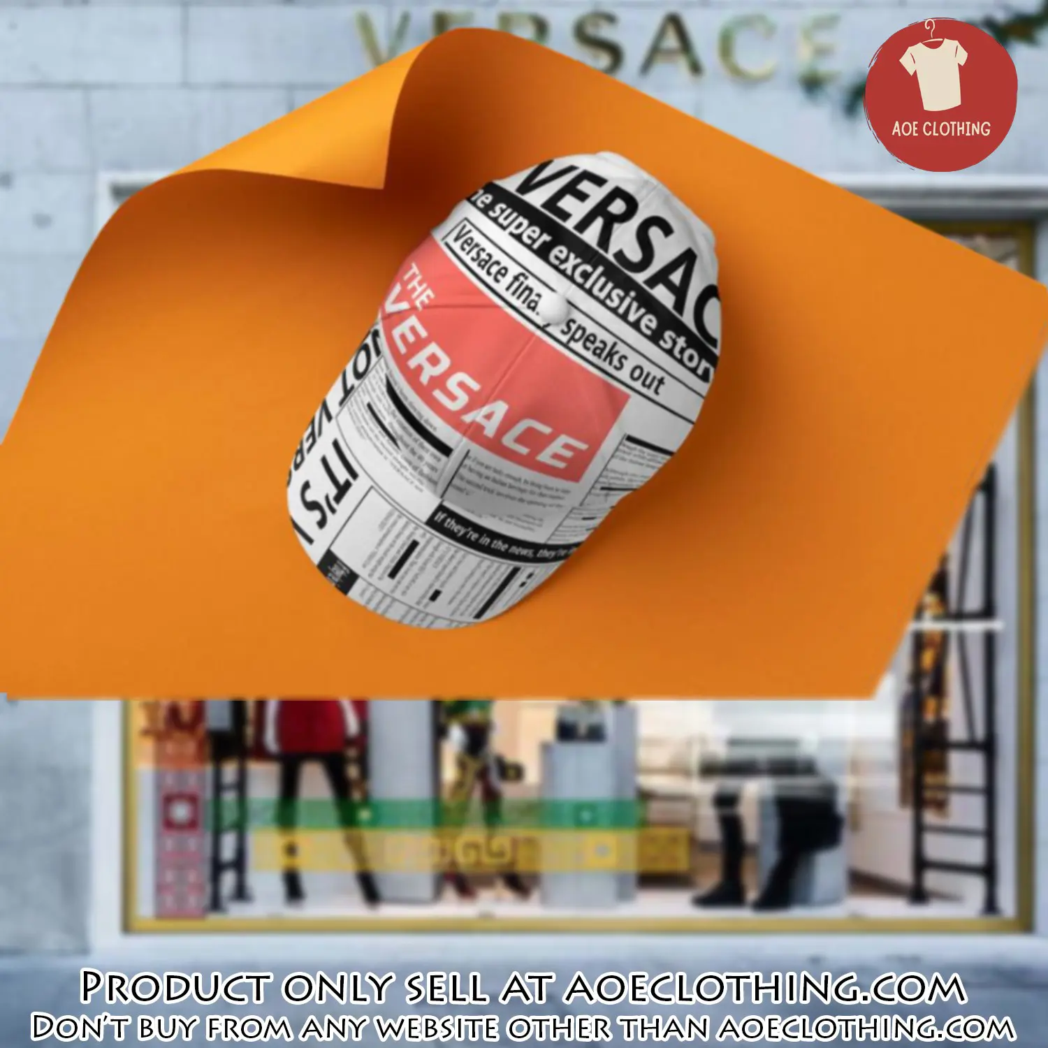 Versace luxury cap print 3d trending cap ctc1131 aoe1011760